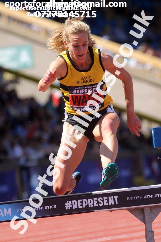 Womens 3000 metres steeplechase, World Championship Team Trials, Alexander Stadium, Birmingham